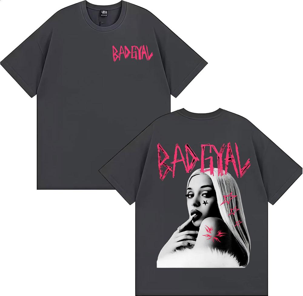Singer Bad Gyal Album Graphic Tshirt Unisex Women Clothing Fashion Hip Hop Retro T Shirts High Quality 100 Cotton Tees Streetwear