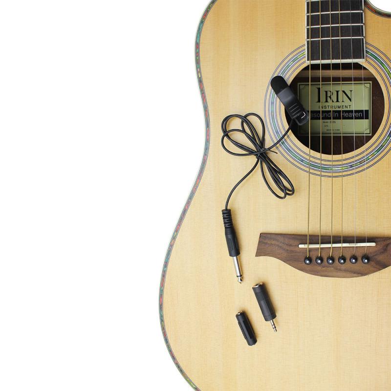 Зажим на звукосниматель, микрофон, звукосниматель для акустической электрогитары, преобразователь, усилитель для мюзикла