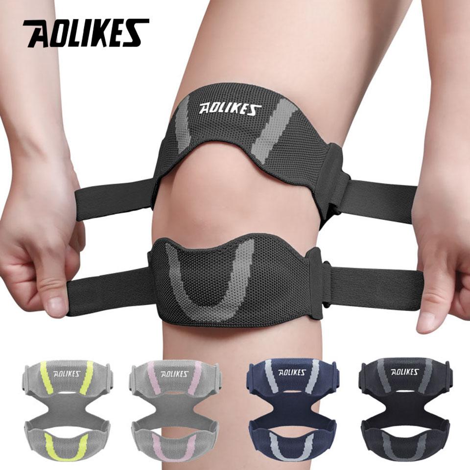 AOLIKES 1шт наколенники для лечения боли в колене, ремень для поддержки колена надколенника, регулируемый стабилизатор сухожилия надколенника для баскетбола