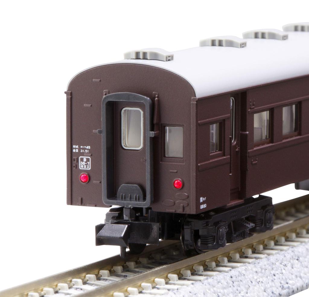 KATO N gauge old passenger car set brown railway model unisex passenger car 4-car 10-034