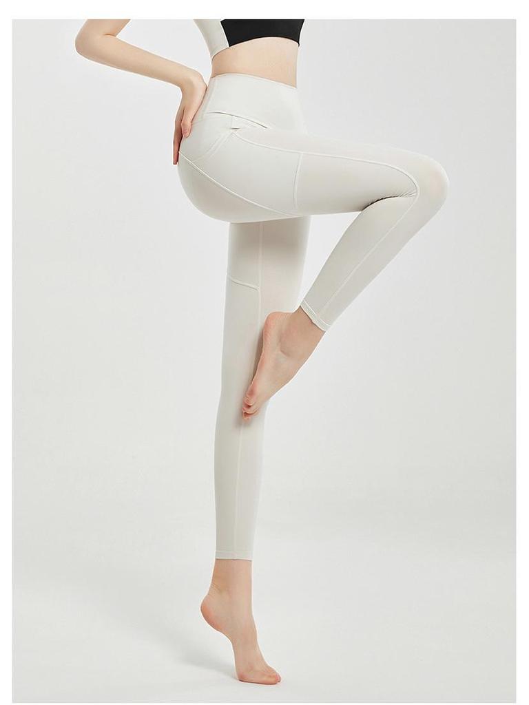 Женские штаны для йоги с высокой талией и подъемом бедер