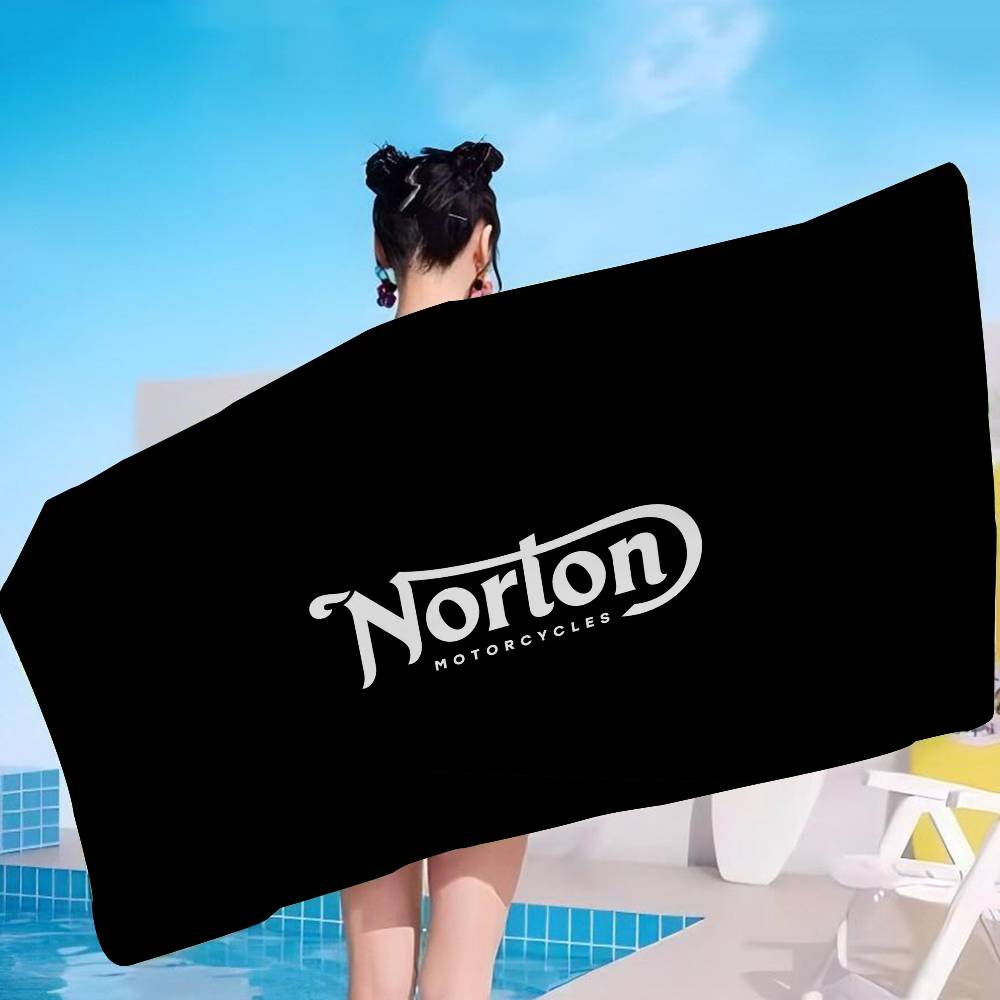 N-NORTONS Мотоциклетные Большие Микрофибровые Пляжные Полотенца Быстросохнущие Полотенца Песчаные Пляжные Полотенца Полотенце для Бассейна Для Путешествий Бассейн Йога