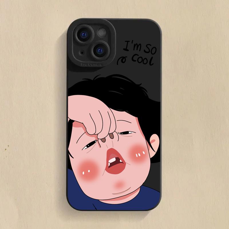 Funny Boy Cute Girl Couple Phone Case For Redmi Note 13 12 11 Pro Plus 5G 12S 11S 11 10S 10 9S 9 Redmi 12C 13C Soft Cover
