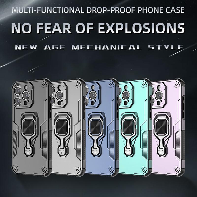 KEYSION Противоударный чехол для iPhone 15 Pro Max Мягкий силиконовый + PC вертикальный чехол-подставка для телефона на заднюю панель для iPhone 15 15 Plus