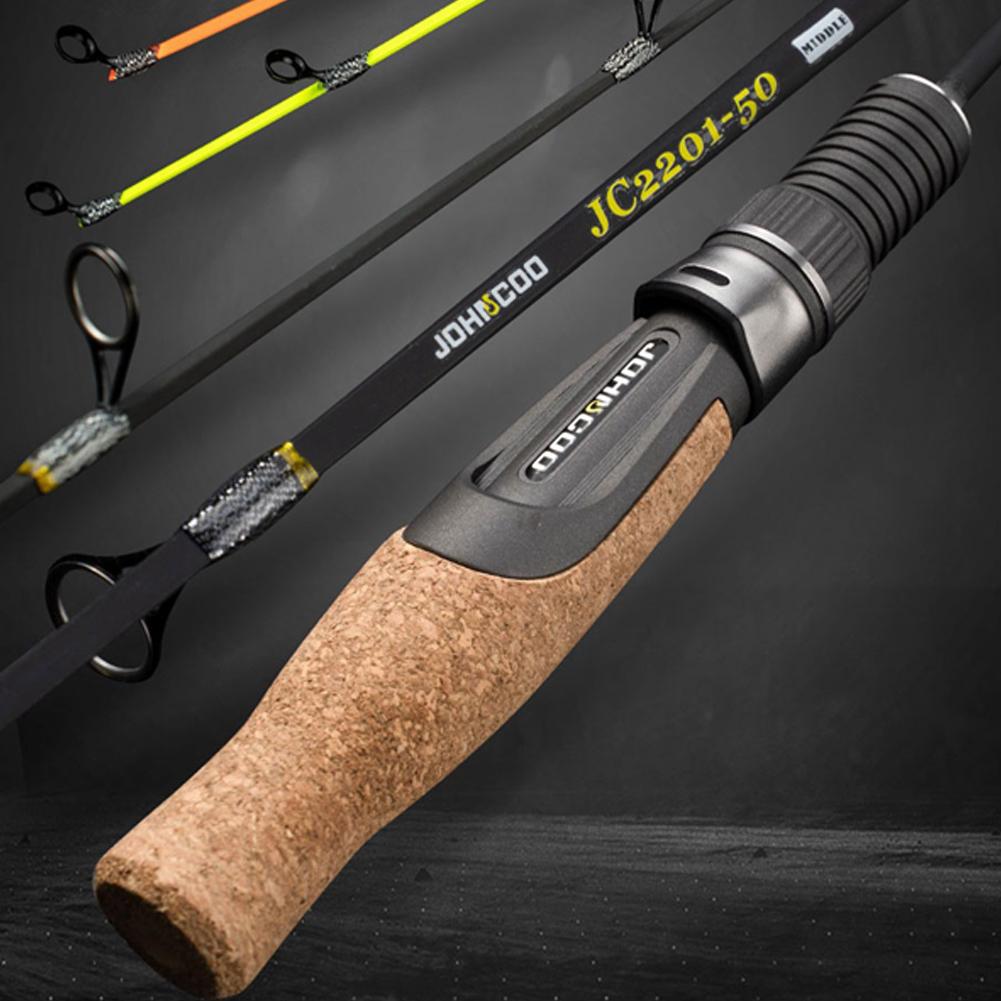 Зимняя удочка Ul/Ml/M с мягким наконечником 53 см, легкая удочка для подледной рыбалки с плоским наконечником из стекловолокна, речная удочка для ловли креветок и карпа