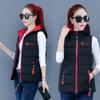 Down Cotton Vest Women Short Jacket Outer Wear Autumn Winter Fashion All-Match Plus Size Waistcoat Vests Woman