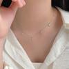 Легкое роскошное ожерелье со звездами и луной для женщин, персонализированные и передовые дизайнерские аксессуары, новая ключичная цепочка