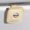 AUW3  Visor Sunglasses Holder Clip Eyeglass Holder For Nissan Qashqai Sylphy Tiida Altima Teana X-Trail Leaf Juke Sentra Accessories