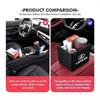 AIS1 Lexus Car Foldable Leather Storage Box Garbage Bin Accessories For Lexus F SPORT ES RX NX LS UX LM LX GX LC RZ IS CT GS RC HS SC