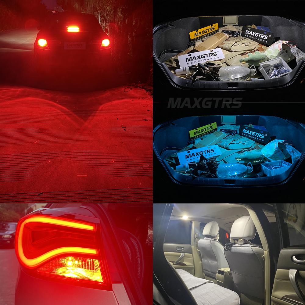 MAXGTRS 2x T10 LED Canbus W5W Лампа 168 194 2824 Лампочка 6000K Белый Автомобильное Освещение Салона Потолочная Подсветка Багажника Лампа для Чтения 12В