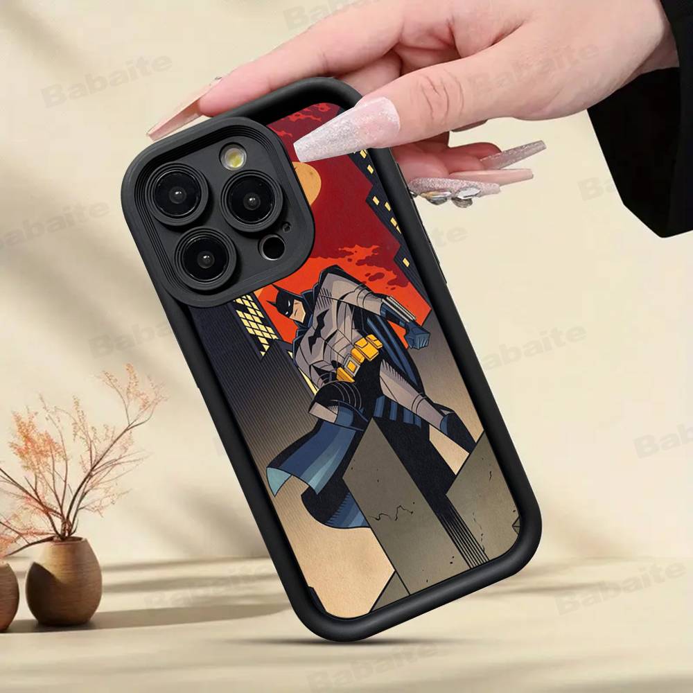 Чехол для телефона W-Batmans-r для iPhone 17 16 15 14 13 12 11 Pro Max Plus Mini Счастливым покрытием