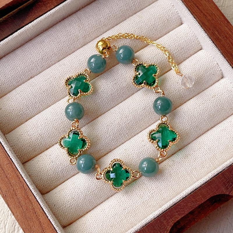 Мужской браслет JYL TS Матовый стиль с камнями Излучает мужской шарм и стабильность