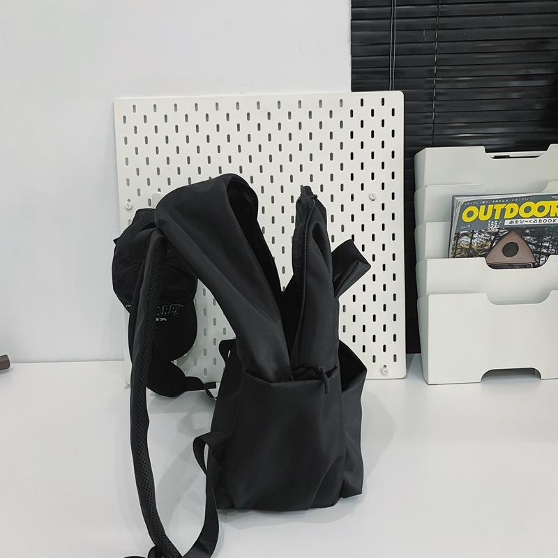 Женский однотонный рюкзак Мужской рюкзак Легкая дорожная сумка для компьютера Студенческий школьный рюкзак