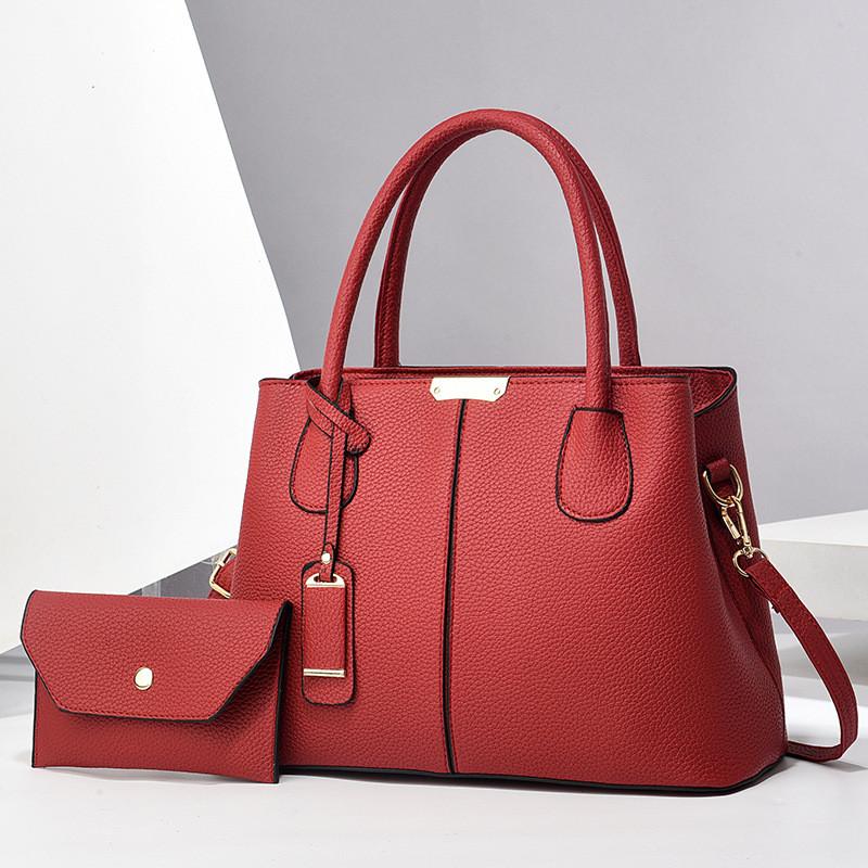 Fashionable Large Tote Bag For Women Versatile Casual Commuter Handbag With Chic Retro Style And Color Block Elements