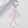 Fashionable Bowtie Charm Stylish Bowknot Shaped Keychain Bag Ornament Butterfly Knot Jewelry for Purses and Accessories