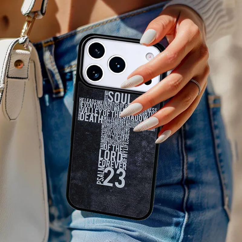 Bible Jesus Christ Christian Cross Phone Case For iPhone 17 Air 14 15 13 12 Max Cover For Apple 16 16e 11 Pro Max Plus