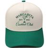 MARGARITA Cocktail Club Truck Driver Hat Embroidery Color Matching Baseball Cap Men's and Women's Casual