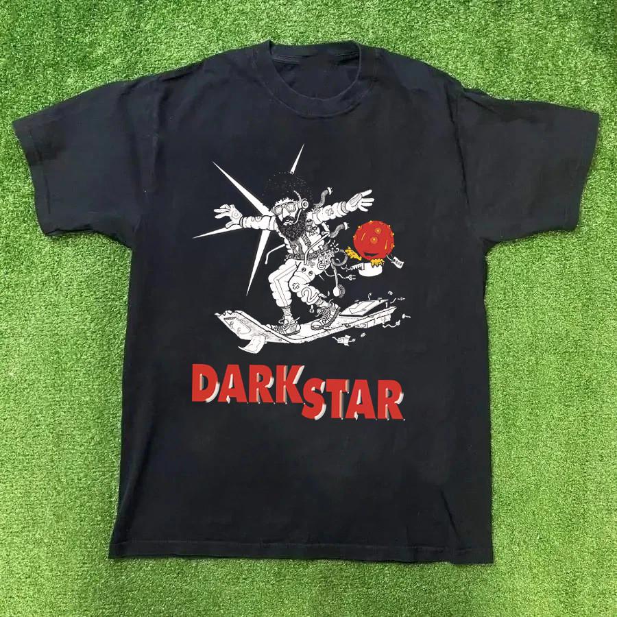 Винтажный Постер Фильма Dark Star Подарок Для Фанатов Черный от S до 5XL Классическая Футболка SN604 Унисекс Футболка