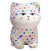 Cute chubby spotted cat doll plush toy kitten doll children soothing rag doll birthday gift