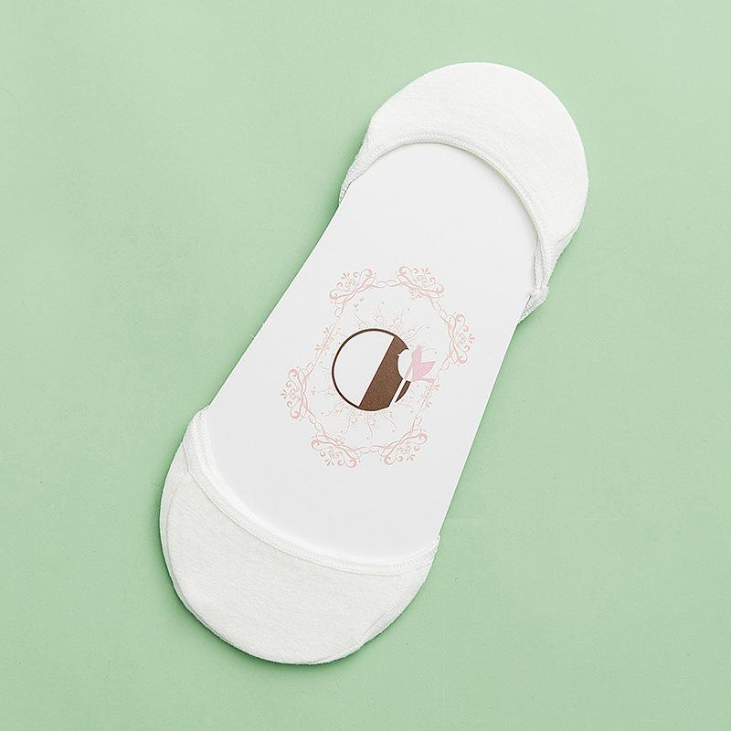 Носки, женские суперневидимые летние тонкие нескользящие носки, однотонные однотонные носки с неглубоким носком для высоких каблуков, носки-лодочки