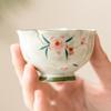 Hand-painted Peach Blossom Tea Cup Japanese Ceramic Teacups Porcelain Household Chinese Kung Fu Teaware Set Master Mugs Gift Box