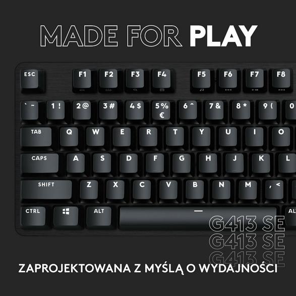 Logitech g413 se 920-010437 wired keyboard