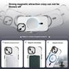 For iPhone 15 Clear Phone Case with Lens Kickstand Cover Compatible with MagSafe