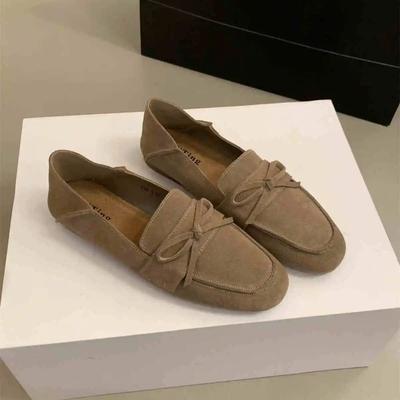 Женские лоферы слипоны Элегантные французские туфли на плоской подошве Кожаные повседневные туфли для беременных для вождения Осенние новинки Обувь Thomas Zapatos Mujer