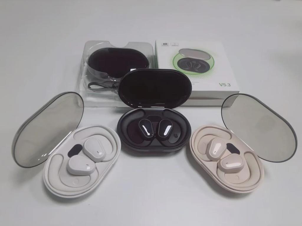 Беспроводная Bluetooth-гарнитура OWS с костной проводимостью, креплением-крючком, длительным сроком службы батареи и шумоподавлением для занятий спортом