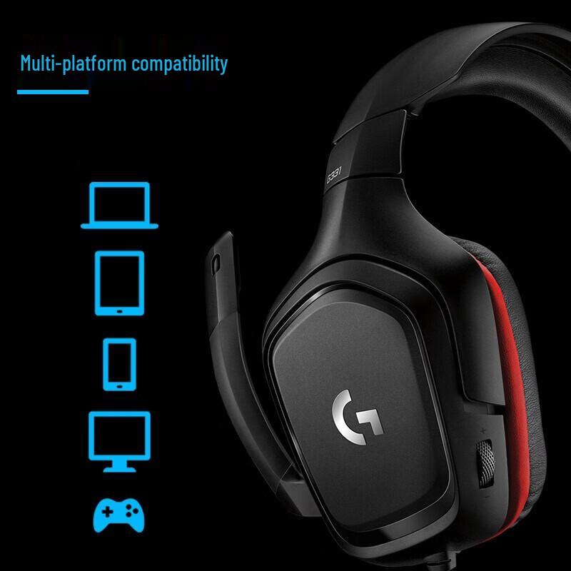 Проводная игровая гарнитура Logitech G331 с подставкой