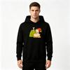 Men's Crewneck Hoodie, Cute Cartoon Cats Printed Casual Pullover Sweatshirt for Daily Wear