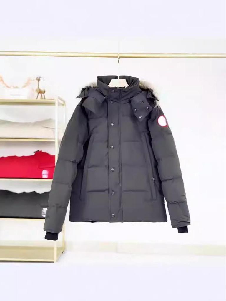 Парка Wyndham с гусиным пухом: 29 стилей - Мужские и женские с капюшоном и воротником из меха волка