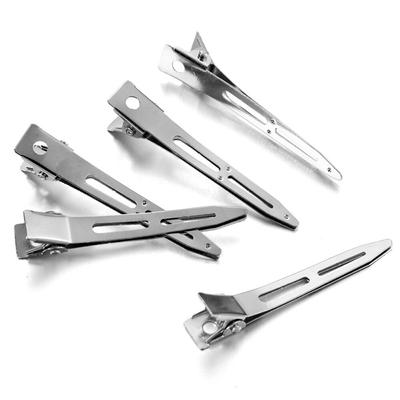 20 шт./лот 45 55 мм утюг для салона парикмахерские инструменты шпилька в форме утки в форме рта для DIY заколки для волос база принадлежности для изготовления ювелирных изделий