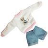Top Gift Toys Kids Toy Handmade Hoodies Doll Shorts Skirt 1/6 Dolls Clothes Doll Sweatshirt Outfits