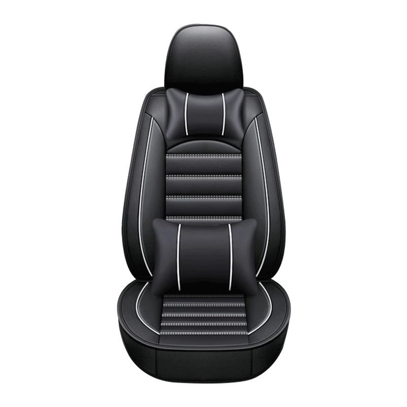 Универсальный дышащий кожаный чехол на автомобильное сиденье с полной защитой для всех сезонов