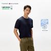 Tommy Hilfiger Мужская охлаждающая футболка с коротким рукавом из смесовой ткани шелка и хлопка