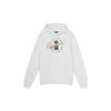 Sweatshirts Men's White Hooded Moderate Regular (Unisex) Sweatshirts DH4301 100