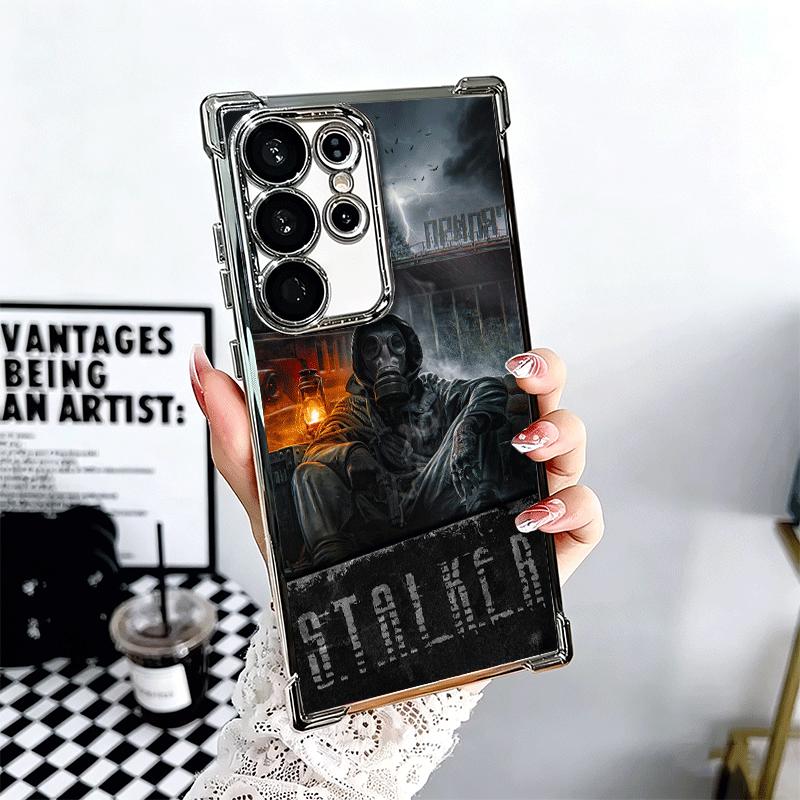 Крутой чехол для телефона с покрытием S-Stalker Game для Samsung Galaxy S24 S25 FE S26 Edge S23 Ultra S22 S21 Plus S20 Защита от падения с Airbag