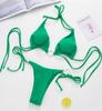 European & American Style Triangle Tie-Up Bikini - 807GR Swimsuit Collection