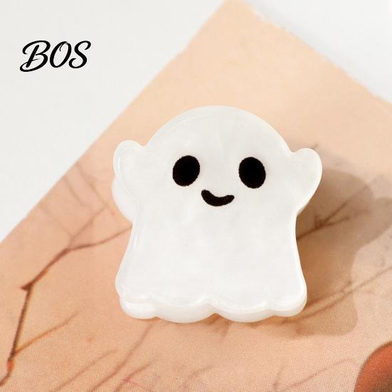 Unique Hair Clips for Theme Photos Halloween Cartoon Women Girls, Acrylic Glitter Pumpkin/Ghost/Bat/Cat Barrettes Accessories, Cute Decorative
