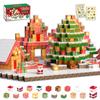 Christmas Magnetic Building Block Set Cute Magnetic Cubes Construction Set STEM Montessori Sensory Toys for Kids New Year Gift