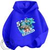 Ежедневная толстовка Octonauts Модный мультяшный принт Теплая одежда для улицы Дети от 3 до 14 лет Всесезонные наряды