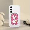 Милый чехол для телефона L-Lotso для Samsung Galaxy S21 S22 S23 S24 S25ULTRA FE Ultra Plus5G A52S Прозрачная крышка