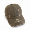 Embroidery Baseball Cap Distressed Peaked Cap Trendy HipHop Cap  Sport Wear