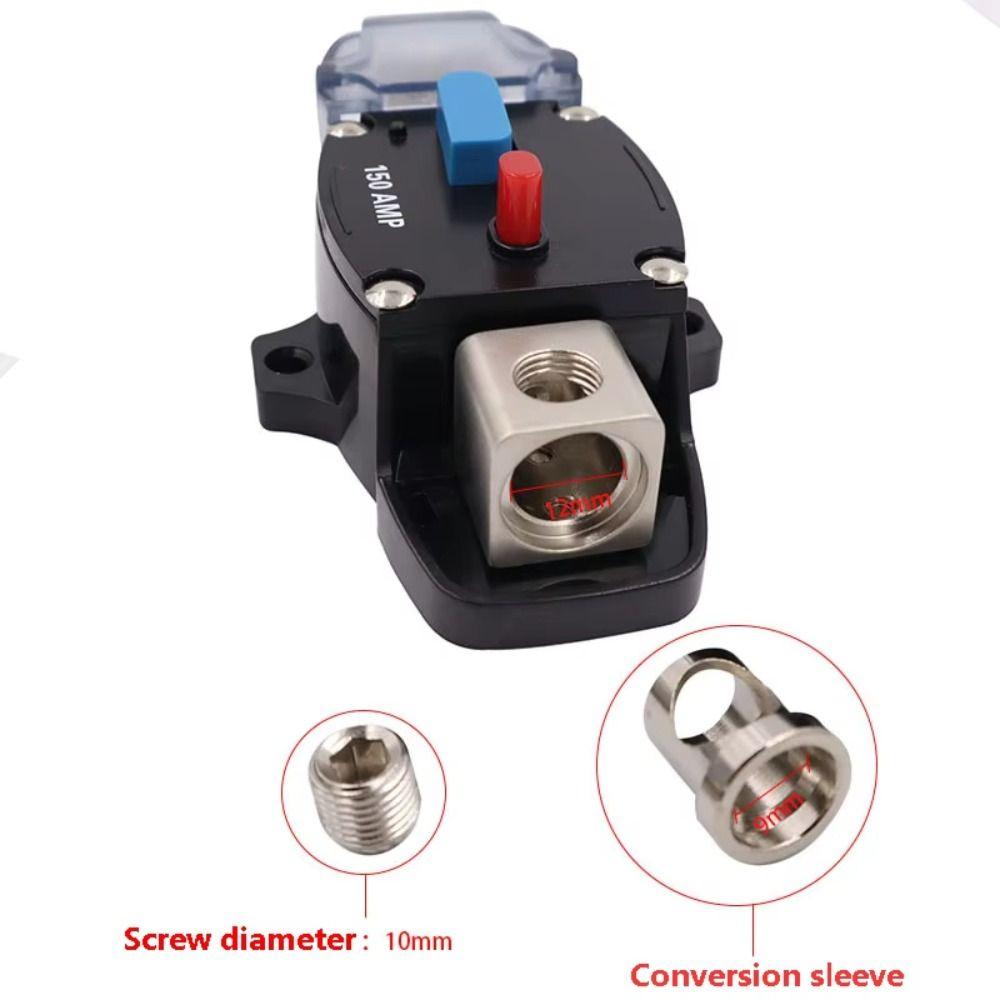 Bakelite Wood Audio Inline Fuse Block Holders Zinc Zinc Alloy Material Circuit Breaker  RV