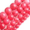 Round Red Rhodochrosite Loose Spacer Stone Beads For Jewelry Making 6/8/10/12mm