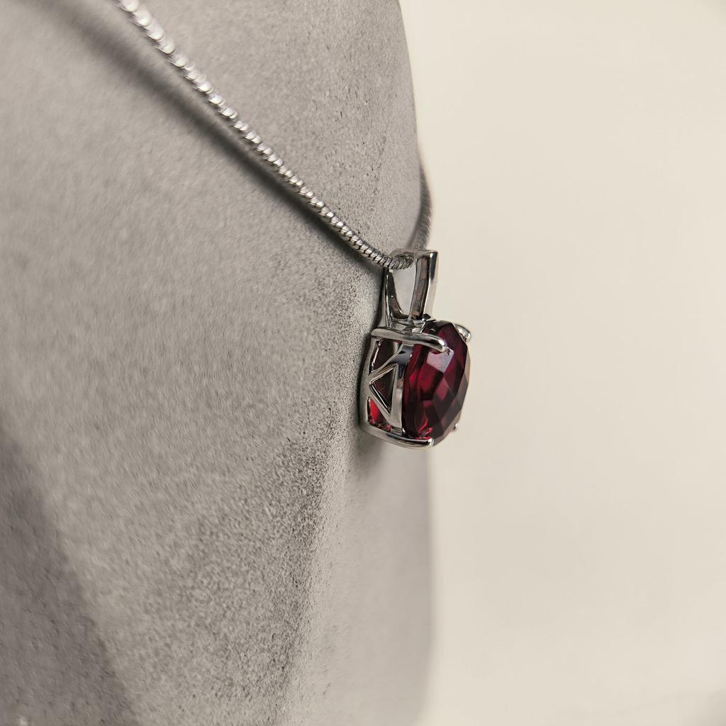 Серебряная подвеска с гранатом nano 2.188ct (60002409)