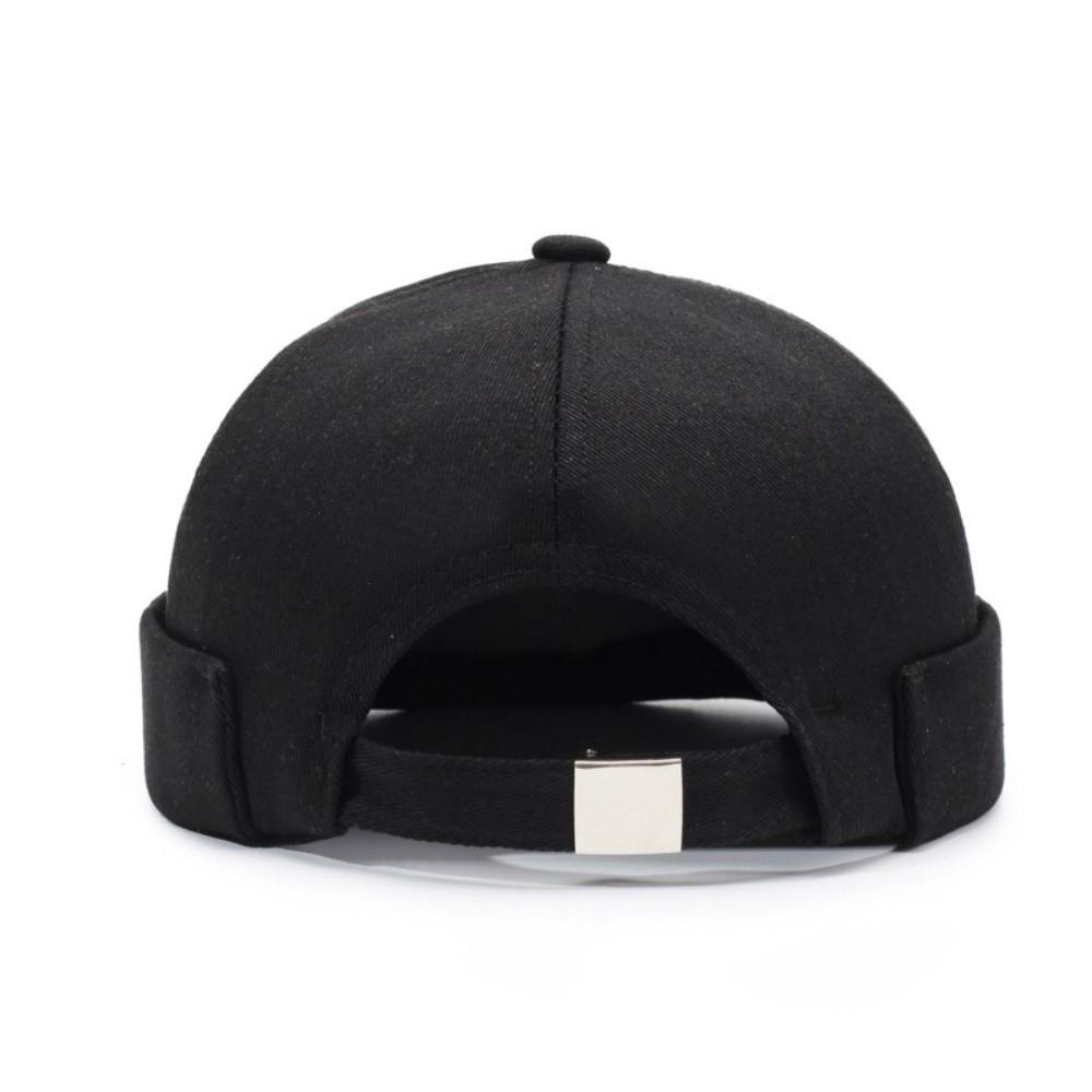 Solid Color Brimless Hat Breathable Hip Hop Hats Fashion Landlord Hat  Unisex