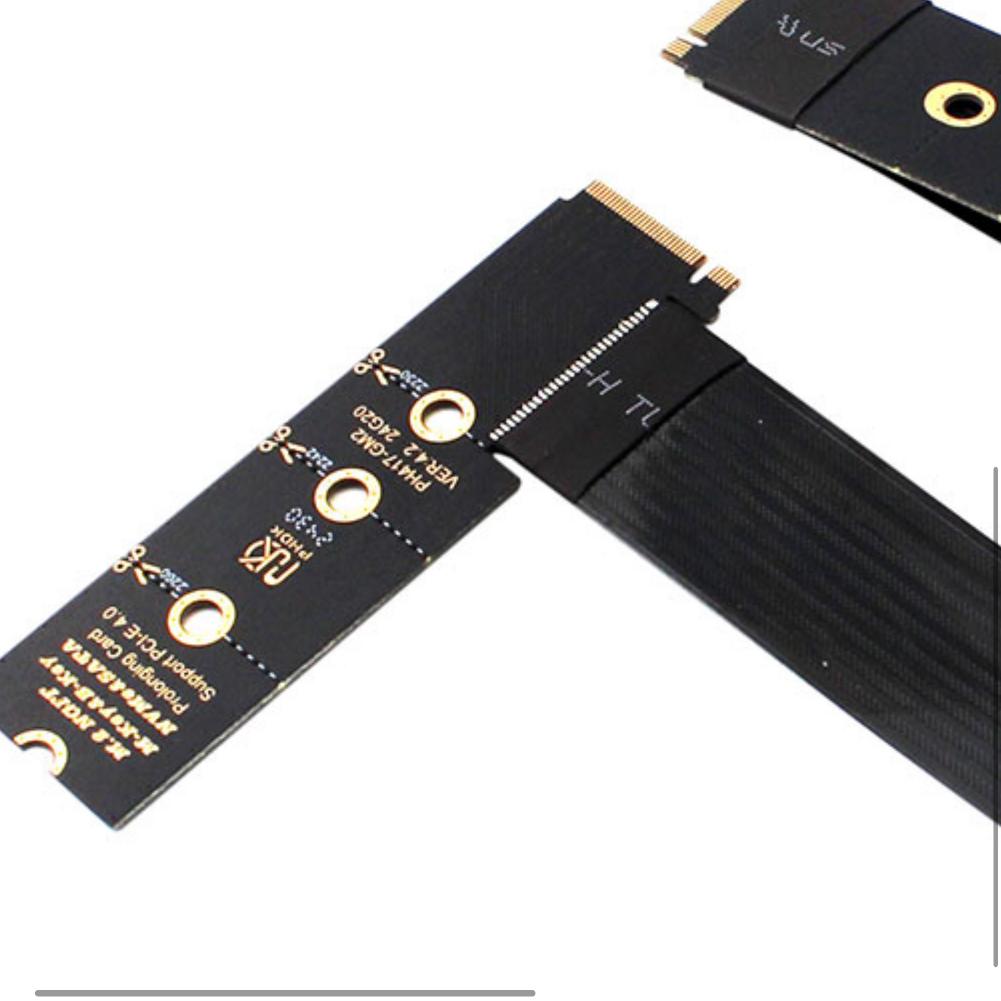 Удлинительный кабель M.2 NVME NGFF M-Key SSD Карта расширения NGFF M-Key PCIe4.0 SSD Удлинитель M.2 SSD PCI-Express 4.0 X4 M Key