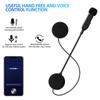 Bluetooth 5.3 Motorcycle Helmet Headset Wireless Earphone Handsfree Call Kit Stereo for Rider MP3 Music Player